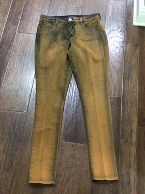 Bandolino mustard and gray colored jeans. Style Theo. Size 6, great shape.